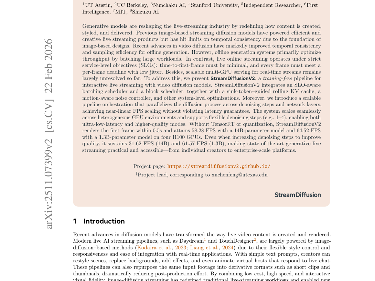 StreamDiffusionV2